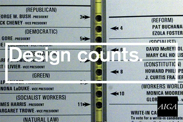 Michael Bierut's work for AIGA — Design Counts